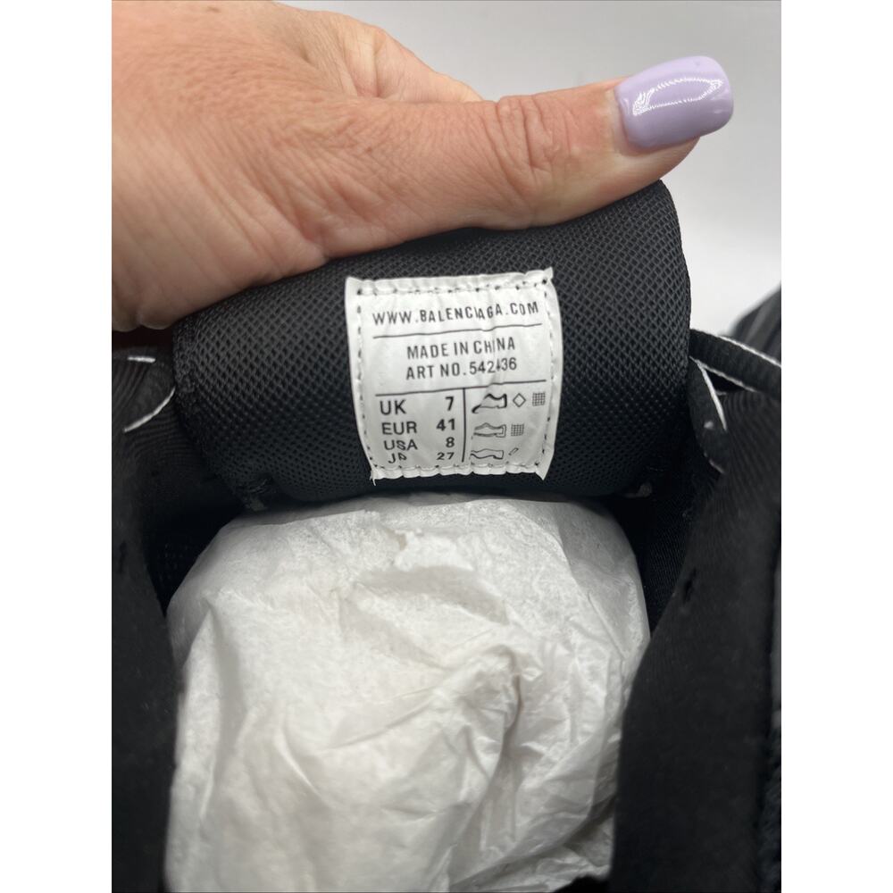 Balenciaga Track Sneakers Size EU 41 Black US 8 by Demna Gvasalia - Picture 8 of 13